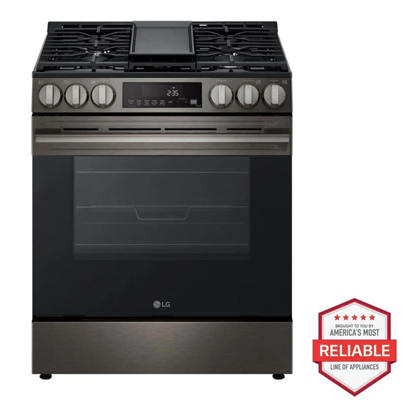 5.8 cu. ft. Smart Gas Slide-in Range with Convection, Air Fry and EasyClean