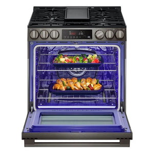 5.8 cu. ft. Smart Gas Slide-in Range with Convection, Air Fry and EasyClean