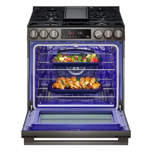 5.8 cu. ft. Smart Gas Slide-in Range with Convection, Air Fry and EasyClean