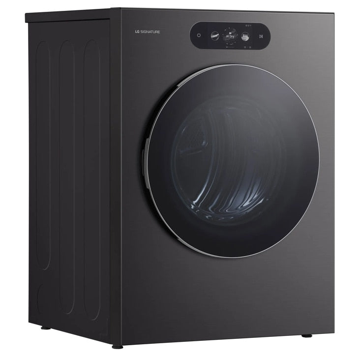 LG SIGNATURE 9.0 cu. ft. Mega Capacity Smart Front Load Gas Dryer with Built-In Intelligence, TurboSteam and Touch LCD Control