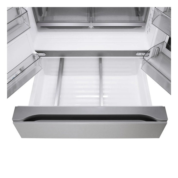 29 cu. ft. Standard-Depth MAX 4-Door French Door Refrigerator with Mirror InstaView MyColor and Mini Craft Ice