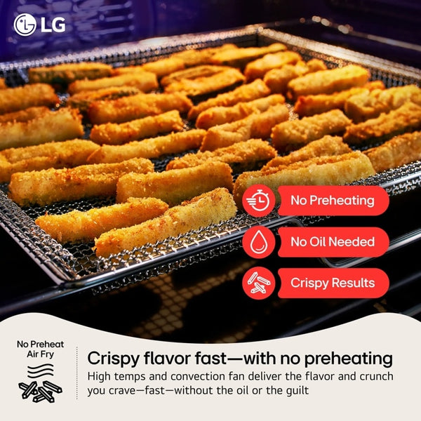 6.3 cu. ft. Smart Wi-Fi Enabled Probake Convection Gas Range with Air Fry & EasyClean
