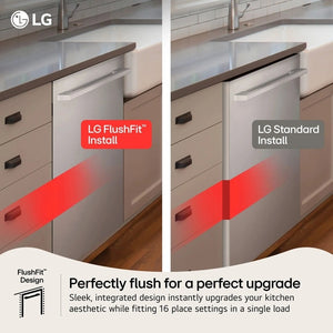 24 Inch Smart Top Control Dishwasher with FlushFit Design, 1-Hour Wash & Dry, BlastZone, QuadWash Pro, TrueSteam and Dynamic Heat Dry w/AutoVent Dry