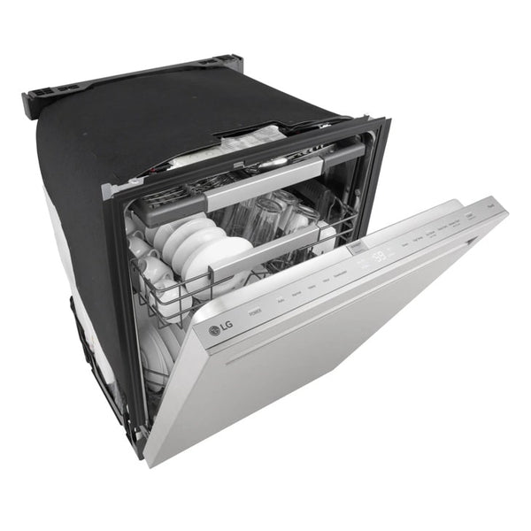 24 Inch Smart Top Control FlushFit Design Dishwasher with 1-Hour Wash & Dry, QuadWash Pro, TrueSteam and Dynamic Heat Dry