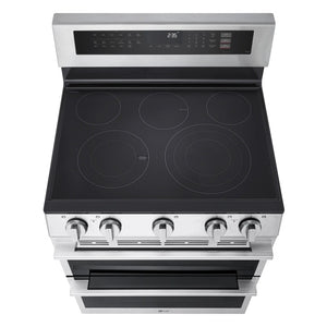 7.3 cu. ft. Smart Electric Double Oven Freestanding Range with ProBake Convection, Air Fry & Air Sous Vide