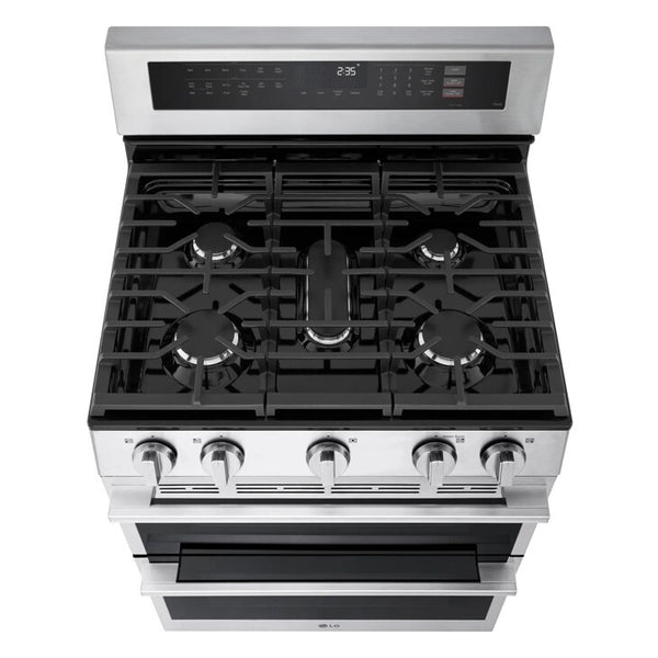 6.9 cu. ft. Smart Gas Double Oven Freestanding Range with ProBake Convection, Air Fry & Air Sous Vide