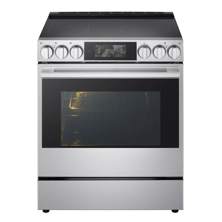 LG SIGNATURE 6.3 cu. ft. Smart Induction Slide-In Range with Dynamic ProBake Convection, Air Fry, Air Sous Vide, Pizza mode and AI Gourmet Camera