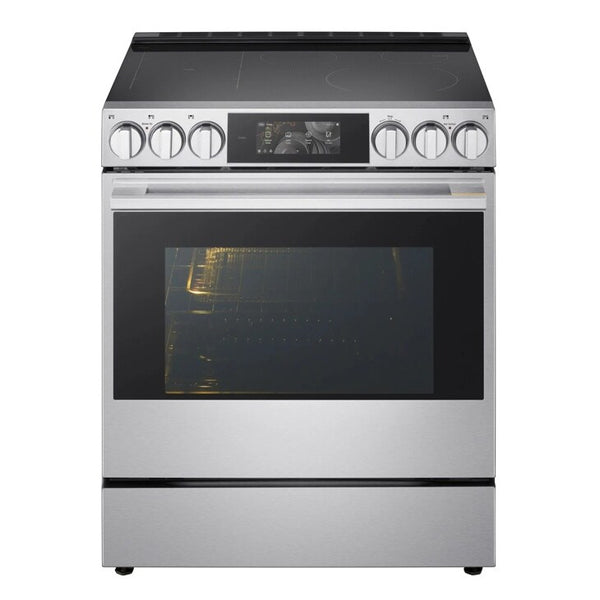 LG SIGNATURE 6.3 cu. ft. Smart Induction Slide-In Range with Dynamic ProBake Convection, Air Fry, Air Sous Vide, Pizza mode and AI Gourmet Camera
