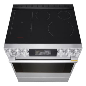 LG SIGNATURE 6.3 cu. ft. Smart Induction Slide-In Range with Dynamic ProBake Convection, Air Fry, Air Sous Vide, Pizza mode and AI Gourmet Camera