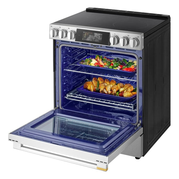 LG SIGNATURE 6.3 cu. ft. Smart Induction Slide-In Range with Dynamic ProBake Convection, Air Fry, Air Sous Vide, Pizza mode and AI Gourmet Camera