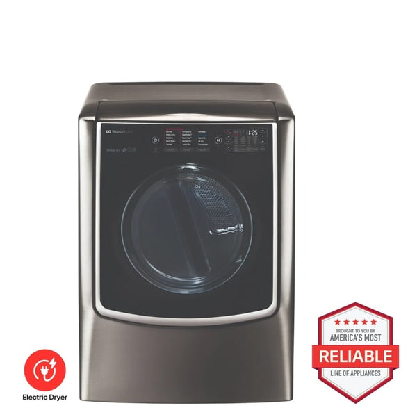 LG SIGNATURE 9.0 cu. ft. Large Smart wi-fi Enabled Electric Dryer w/ TurboSteam