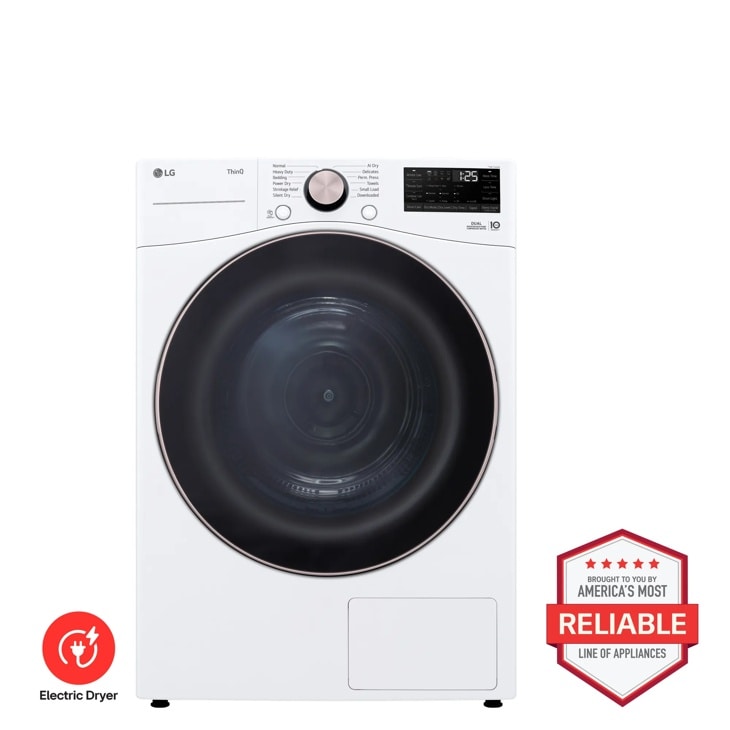 7.8 cu. ft. Mega Capacity Smart Front Load Dryer with Dual Inverter HeatPump Technology and Inverter Direct Drive Motor System