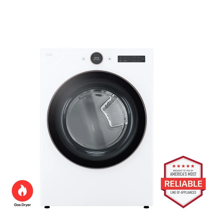 7.4 cu. ft. Smart Front Load Gas Dryer with AI Sensor Dry & TurboSteam Technology