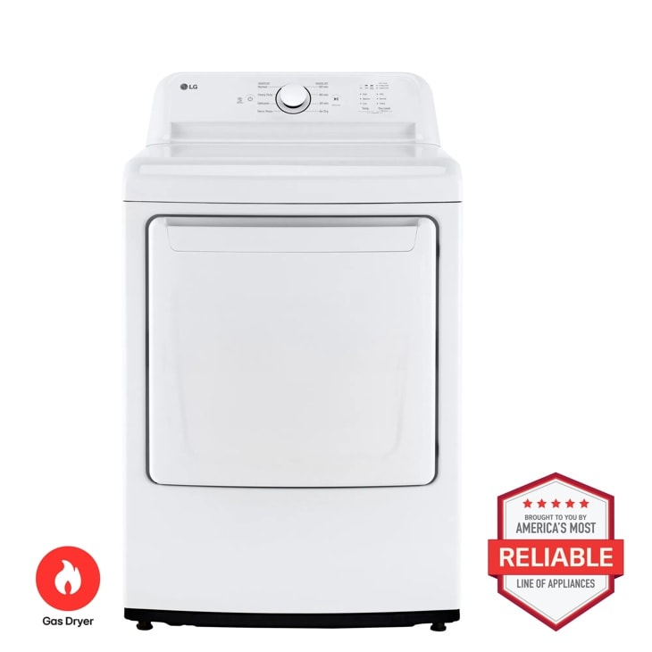 7.3 cu. ft. Rear Control Gas Energy Star Dryer with Sensor Dry