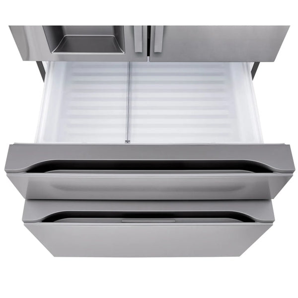 29 cu. ft. Smart Standard-Depth MAX 4-Door French Door Refrigerator with Full-Convert Drawer