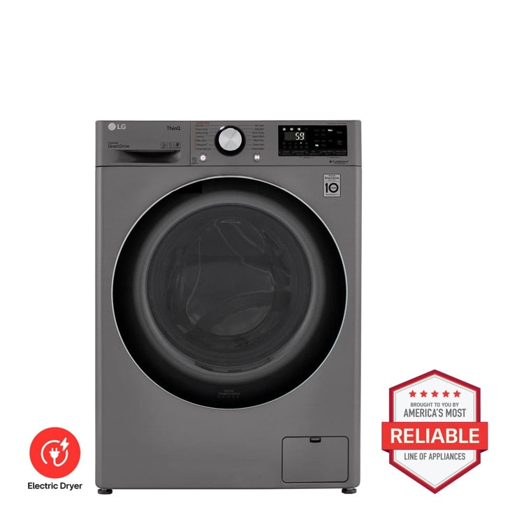 2.4 cu.ft. Smart wi-fi Enabled Compact Front Load All-In-One Washer/Dryer Combo with Built-In Intelligence