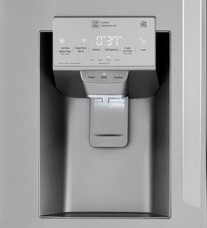 23 cu. ft. Smart Wi-Fi Enabled Counter-Depth Refrigerator with Craft Ice™ Maker