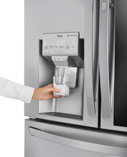 23 cu. ft. Smart wi-fi Enabled InstaView™ Door-in-Door® Counter-Depth Refrigerator with Craft Ice™ Maker