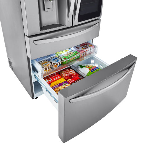 23 cu. ft. Smart wi-fi Enabled InstaView™ Door-in-Door® Counter-Depth Refrigerator with Craft Ice™ Maker