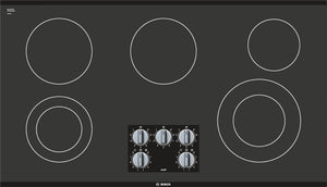 500 Series, Electric Cooktop, 36'', Black, Without Frame