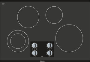 500 Series, Electric Cooktop, 30'', Black, Without Frame