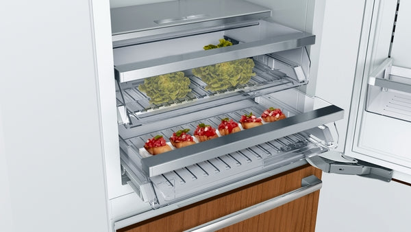 Benchmark®, Built-in Bottom Freezer Refrigerator, 30'', Flat Hinge