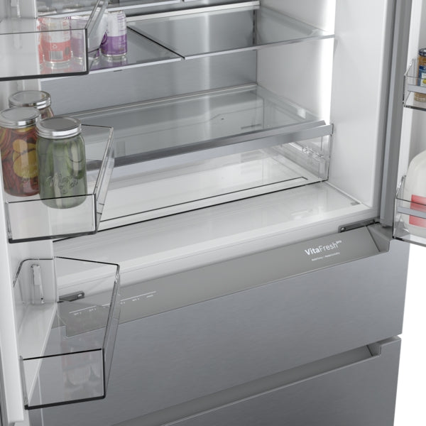 800 Series, French Door Bottom Mount Refrigerator, 36'', Stainless steel (with anti-fingerprint)