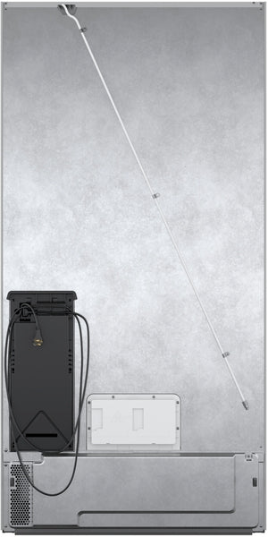 800 Series, French Door Bottom Mount Refrigerator, 36'', Stainless steel (with anti-fingerprint)