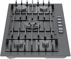 Benchmark®, Gas Cooktop, 36'', Tempered glass, Dark silver