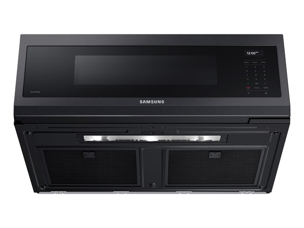 1.1 cu. ft. Smart SLIM Over-the-Range Microwave with 550 CFM Hood Ventilation, Wi-Fi & Voice Control