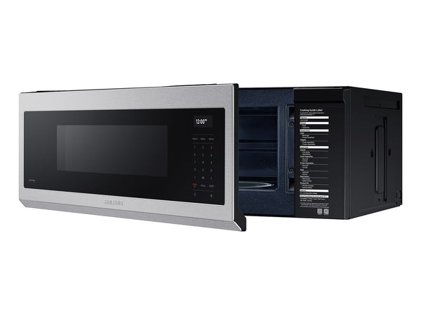 1.1 cu. ft. Smart SLIM Over-the-Range Microwave with 550 CFM Hood Ventilation, Wi-Fi & Voice Control