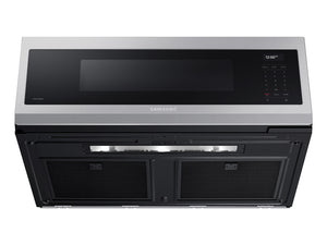 1.1 cu. ft. Smart SLIM Over-the-Range Microwave with 550 CFM Hood Ventilation, Wi-Fi & Voice Control