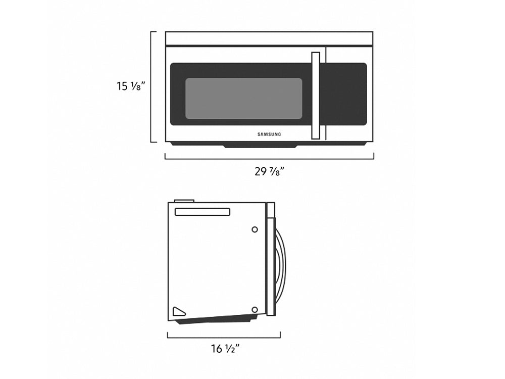 1.6 cu. ft. Over-the-Range Microwave with Auto Cook