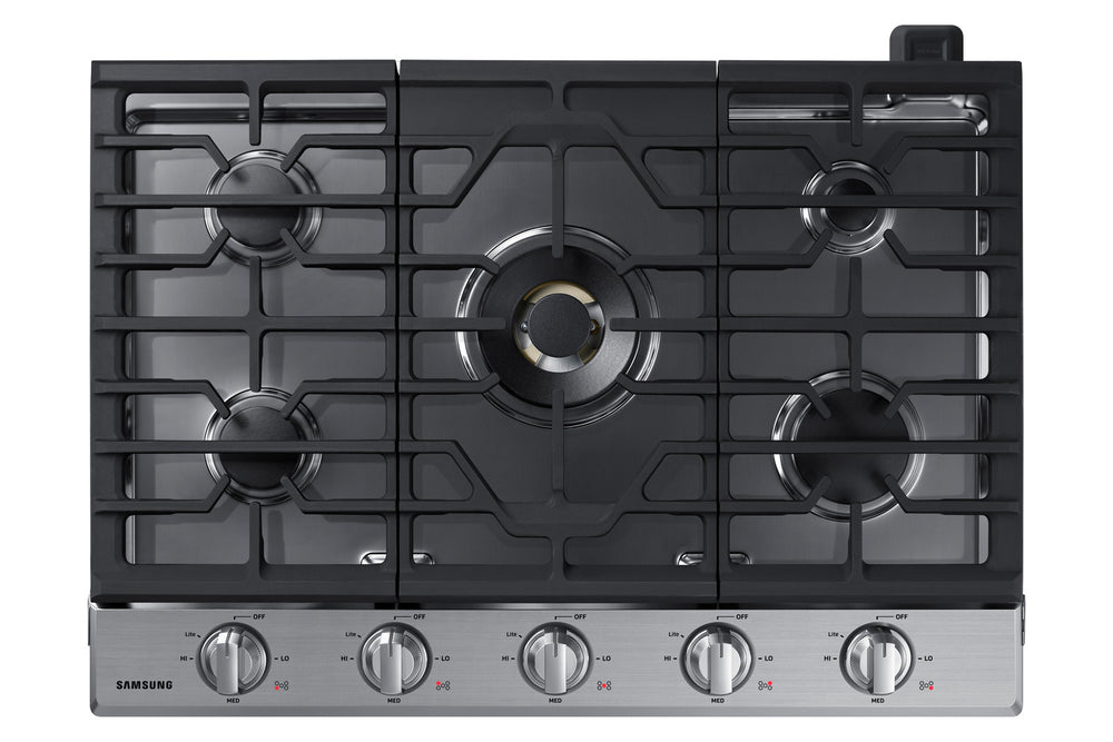 30" Smart Gas Cooktop with 22K BTU Dual Power Burner in Stainless Steel