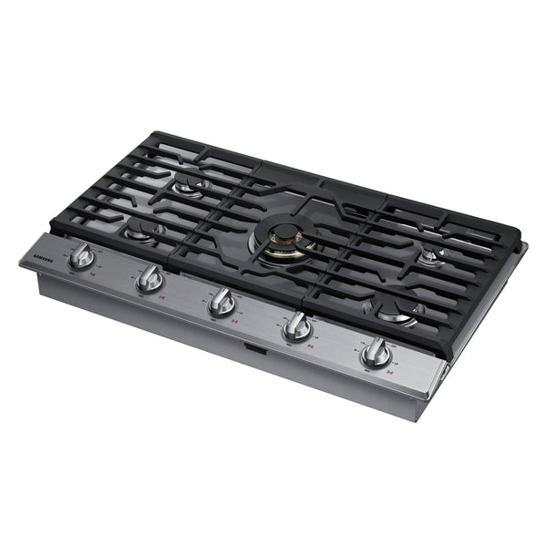 36" Smart Gas Cooktop with 22K BTU Dual Power Burner in Stainless Steel