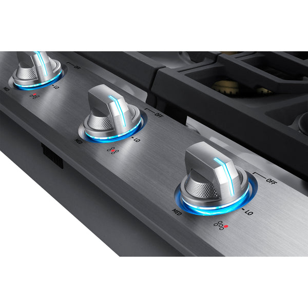 36" Smart Gas Cooktop with 22K BTU Dual Power Burner in Stainless Steel