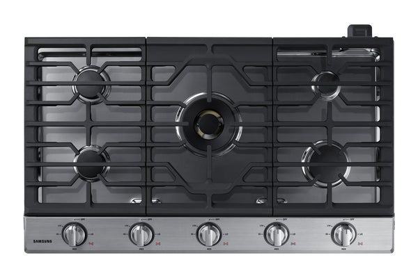 36" Smart Gas Cooktop with 22K BTU Dual Power Burner in Stainless Steel