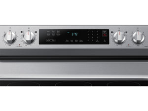 6.3 cu. ft. Smart Freestanding Electric Range with Rapid Boil™ & Self Clean in Stainless Steel