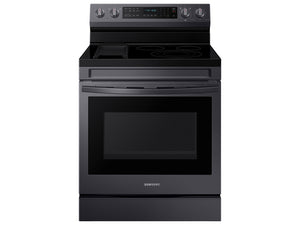 6.3 cu. ft. Smart Freestanding Electric Range with No-Preheat Air Fry, Convection+ & Griddle in Black Stainless Steel