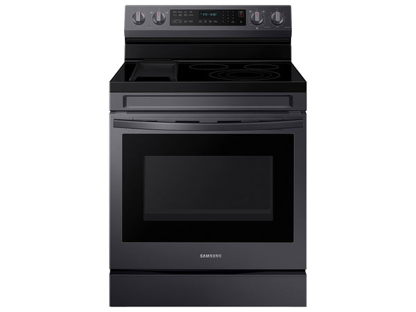 6.3 cu. ft. Smart Freestanding Electric Range with No-Preheat Air Fry, Convection+ & Griddle in Black Stainless Steel
