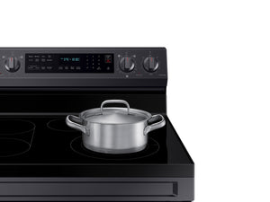 6.3 cu. ft. Smart Freestanding Electric Range with No-Preheat Air Fry, Convection+ & Griddle in Black Stainless Steel