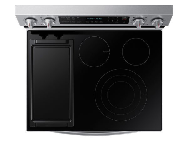 6.3 cu. ft. Smart Freestanding Electric Range with No-Preheat Air Fry, Convection+ & Griddle in Stainless Steel