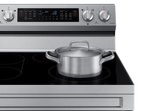 6.3 cu. ft. Smart Freestanding Electric Range with Flex Duo™, No-Preheat Air Fry & Griddle in Stainless Steel