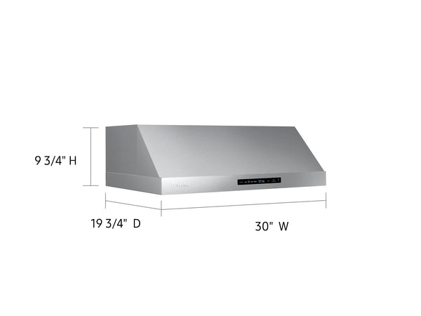 30" Under Cabinet Hood in Stainless Steel
