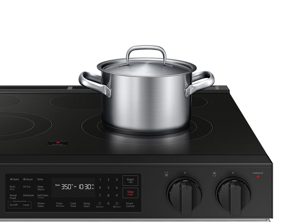 Bespoke Smart Slide-In Electric Range 6.3 cu. ft. with Air Fry & Precision Knobs