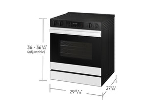 Bespoke Smart Slide-In Electric Range 6.3 cu. ft. with Air Fry & Precision Knobs