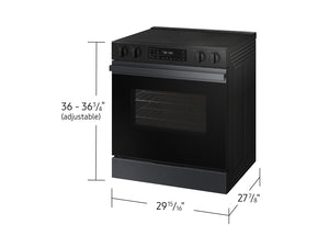 Bespoke Smart Slide-In Electric Range 6.3 cu. ft. with Precision Knobs