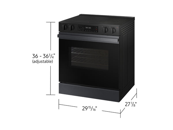 Bespoke Smart Slide-In Electric Range 6.3 cu. ft. with Precision Knobs