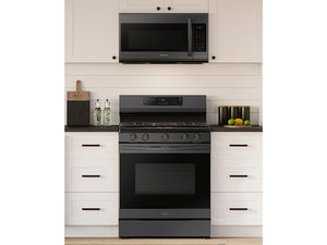 6.0 cu. ft. Smart Freestanding Gas Range with No-Preheat Air Fry & Convection in Black Stainless Steel