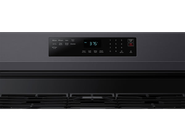 6.0 cu. ft. Smart Freestanding Gas Range with No-Preheat Air Fry & Convection in Black Stainless Steel